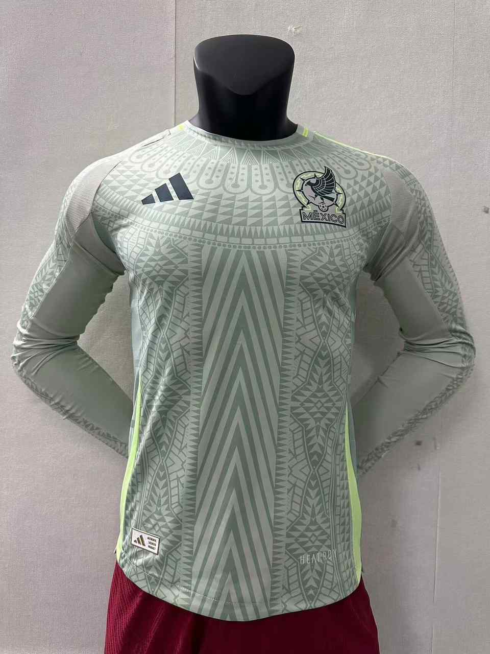 Maillot de football Mexique — 2024 · Extérieur · Version joueur · Manches longues