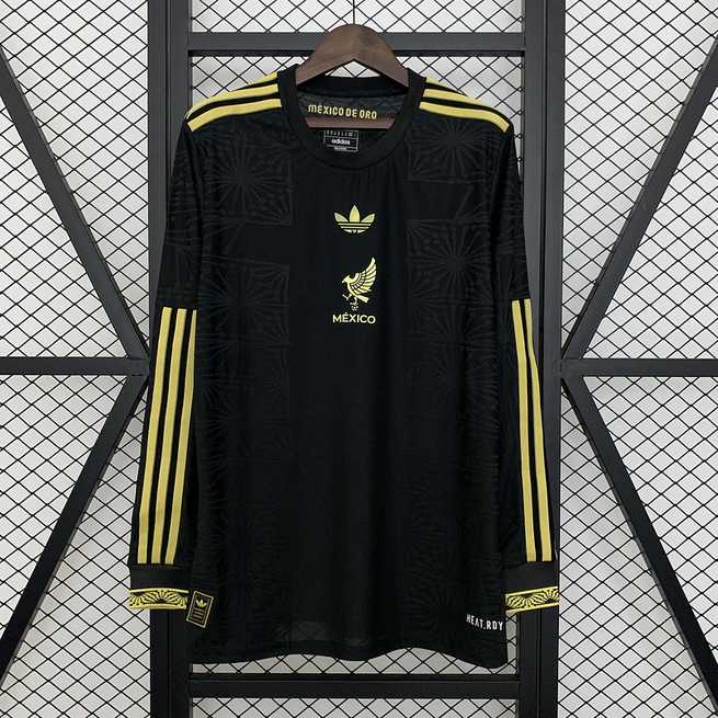 25-26 Mexico black special long sleeve jersey