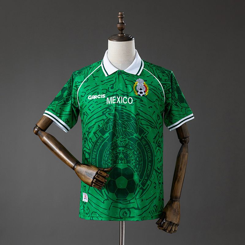Maillot de football Mexique — 1999 · Domicile · Rétro · tailles S–XXL