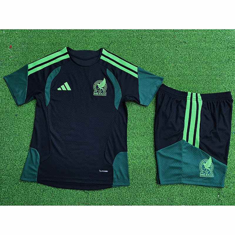 Survêtement Mexique noir — 2025/26 · Version joueur · tailles S–2XL