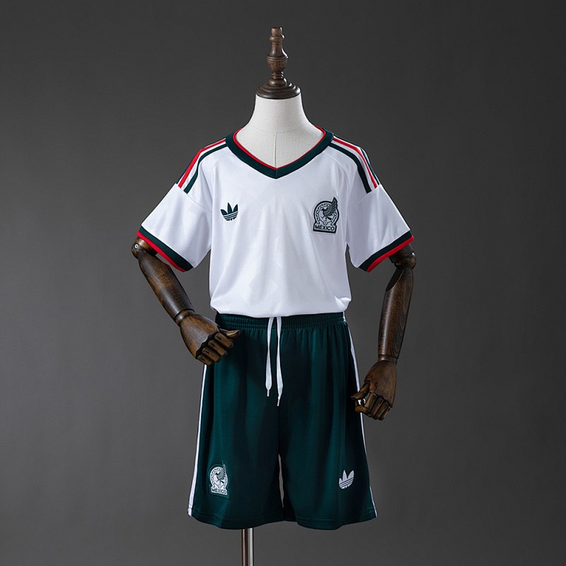 Mexico 2026 Away Kids Kit Jersey Size 16-28