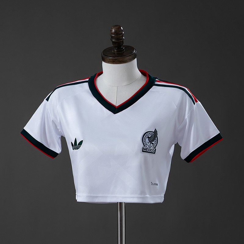 Mexique 2026 extérieur femme haut court style S-XXL
