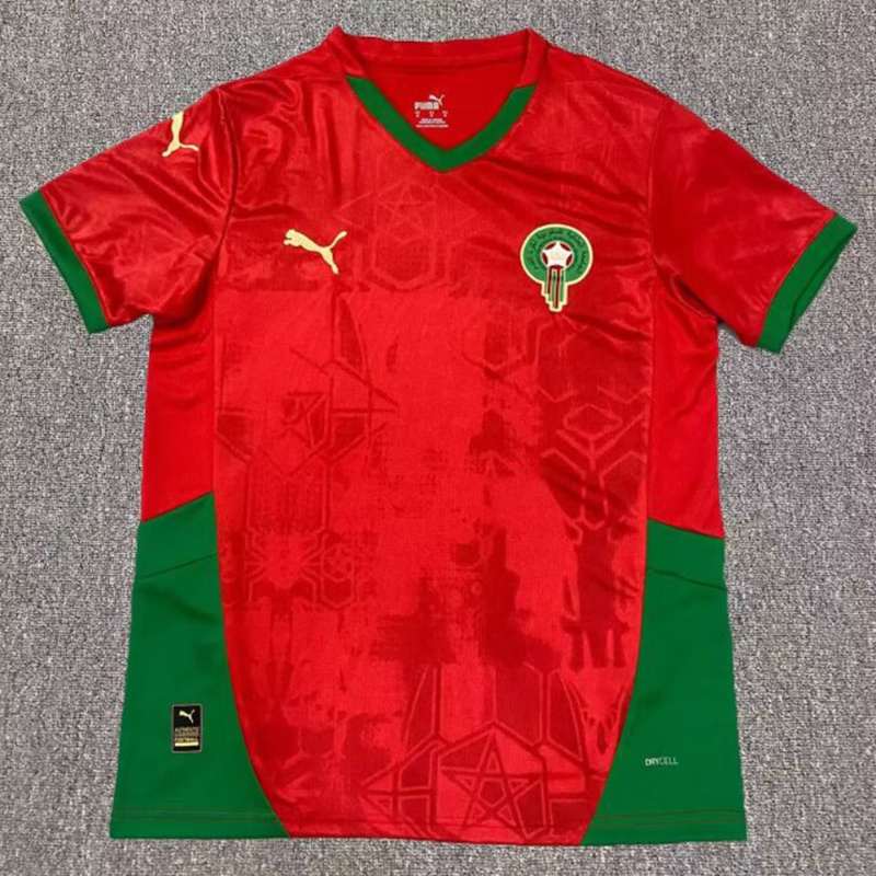 24-25 Morocco home soccer jersey
