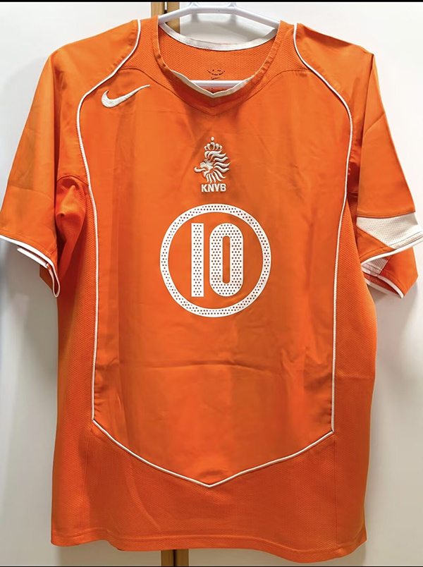 Maillot de football Pays-Bas — 2004 · Domicile · Rétro