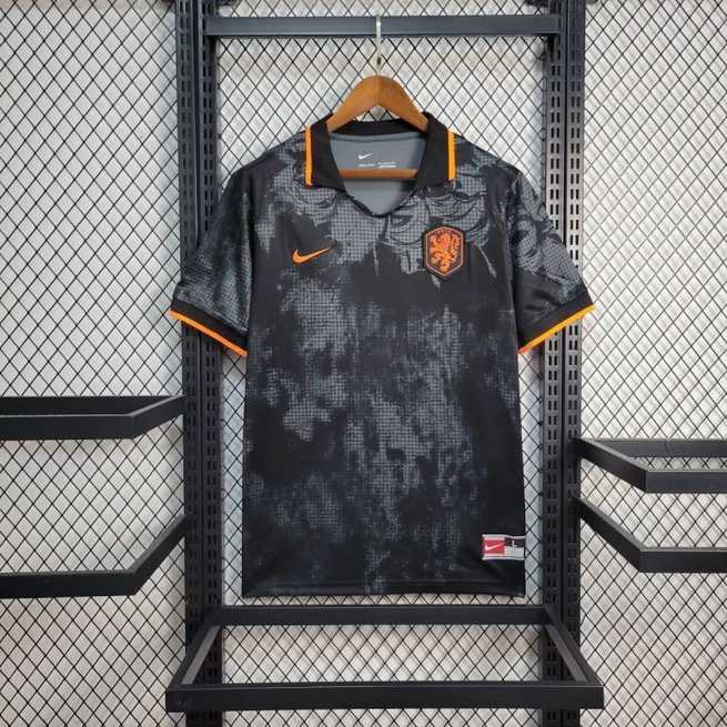 Maillot de football Pays-Bas édition spéciale noir — 2025/26 · tailles S–XXL
