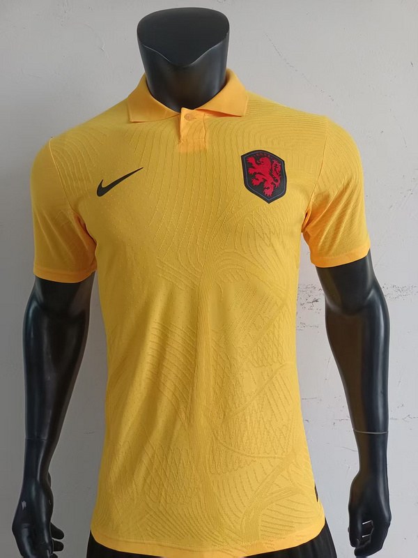 Polo 25-26 Pays-Bas jaune — Version joueur