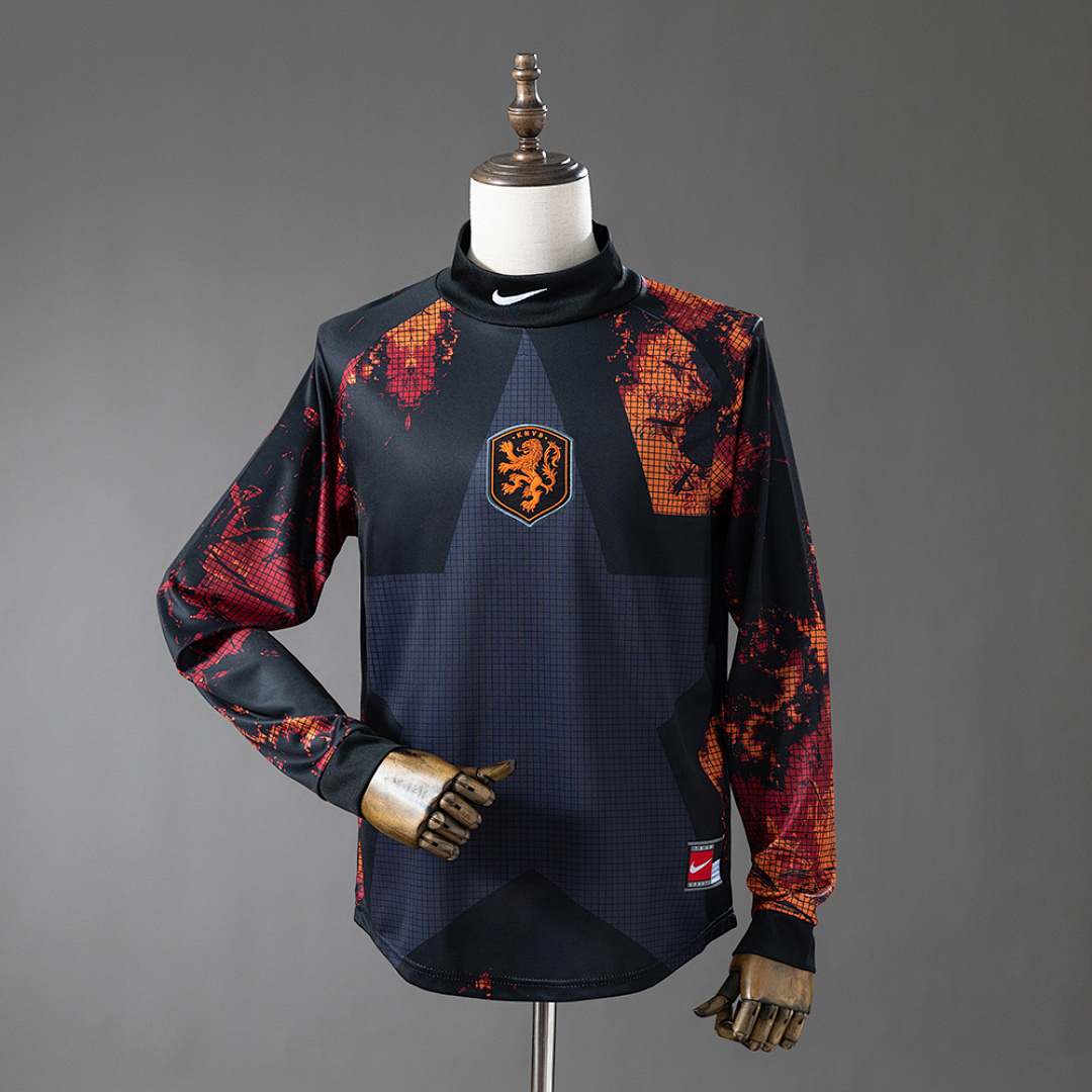 Maillot de football Pays-Bas gardien — 2026 · Manches longues · tailles S–XXL