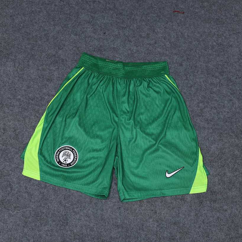 2026 Nigeria Home Player Version Soccer Shorts Size S-2XL