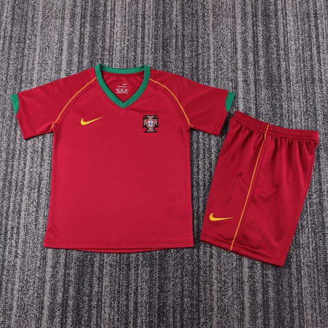 2006 Portugal home retro kid kit