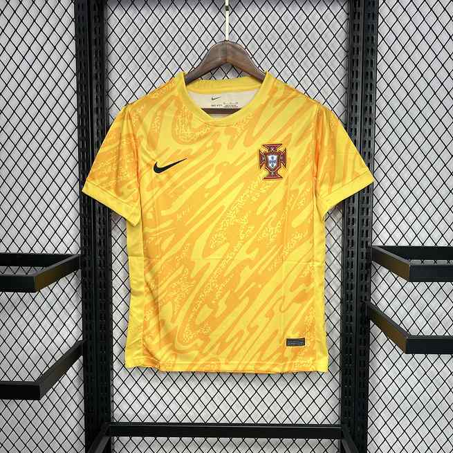 2024 Portugal Euro Yellow Goalkeeper uniform Jersey