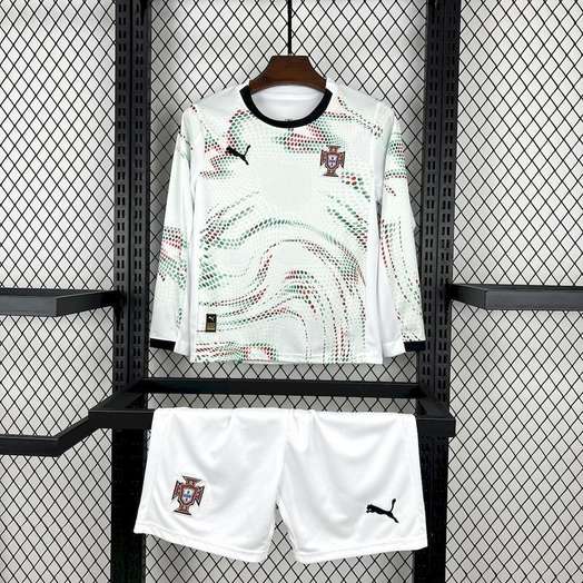 25-26 Portugal away long sleeve kid kit