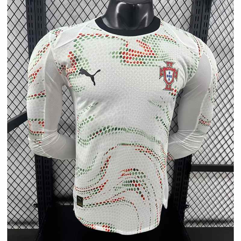 25-26 Portugal away player version long sleeve jersey