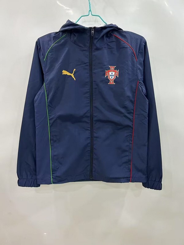 25-26 Portugal blue windbreaker
