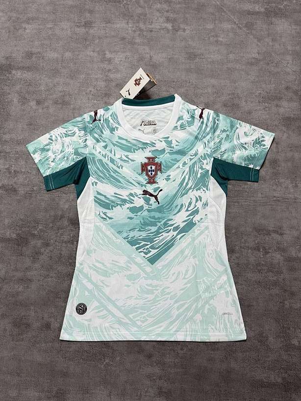 Maillot de football femme Portugal Coupe du monde — 2026 · tailles S–2XL