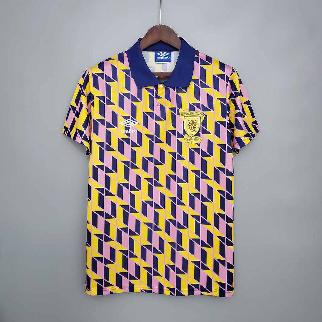 1988/89 Scotland third away soccer jersey