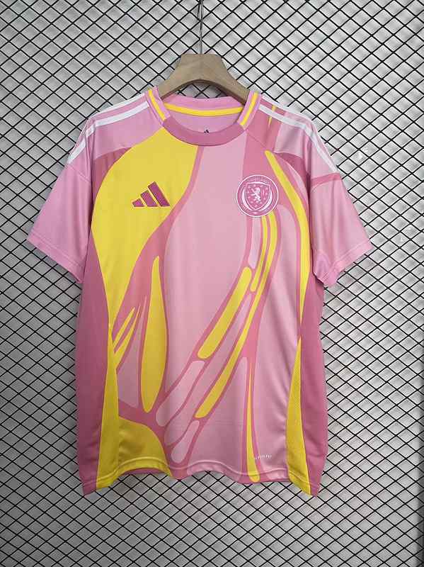 25-26 Scotland women's soccer team away Pink jersey