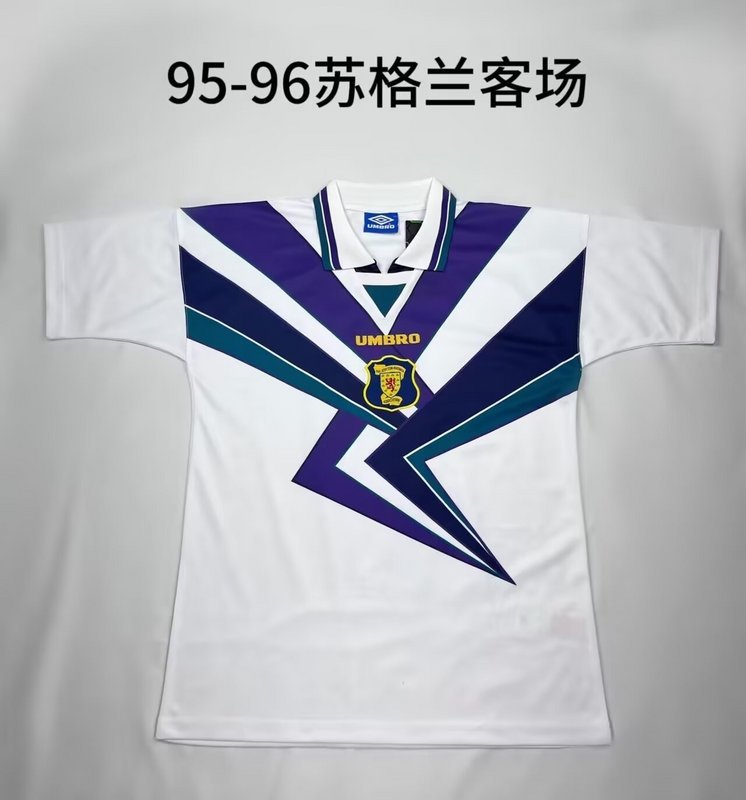 Maillot de football 95-96 Écosse — Extérieur · Rétro