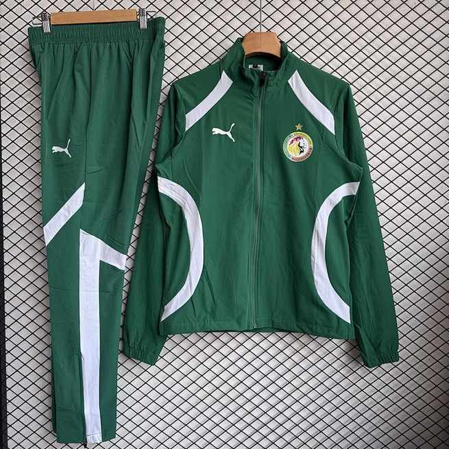 Senegal 2025/26 Green Windbreaker Suit Size S-2XL