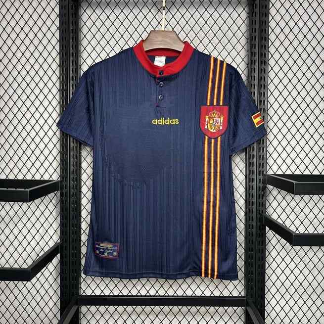 1996 Spain away retro jersey