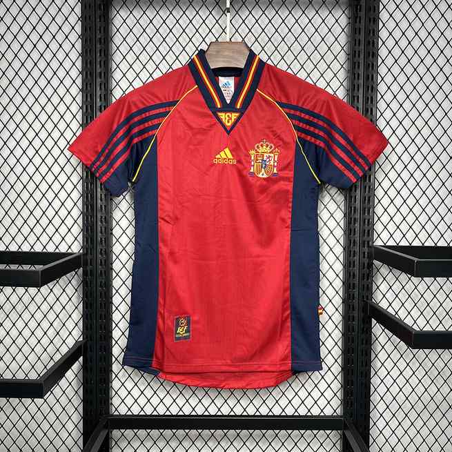 1998 Spain home retro jersey