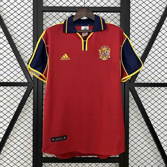 Maillot de football Espagne — 2000 · Domicile · Rétro