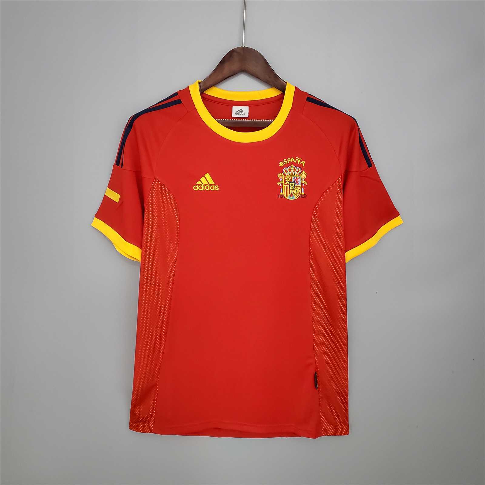 2002 Spain home red