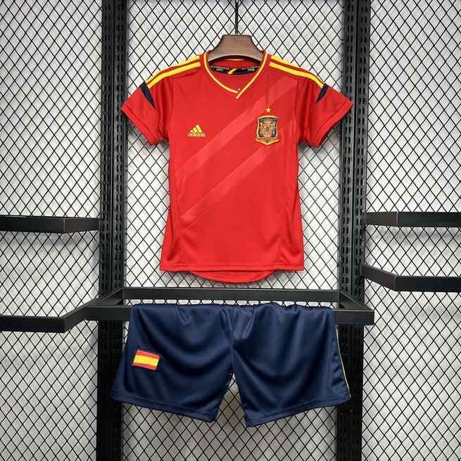 2012 Spain home retro kid kit