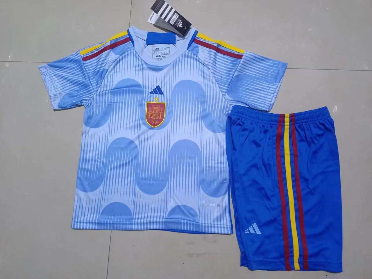 2022 Spain away kids kit