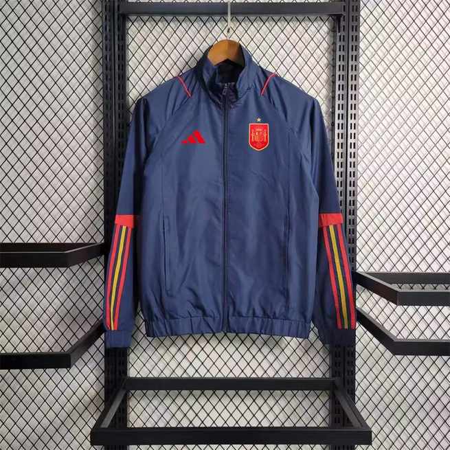 2023 Spain royal blue Windbreaker
