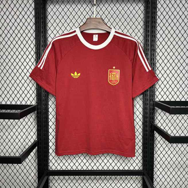 2024 Spain Euro Retro style Jersey