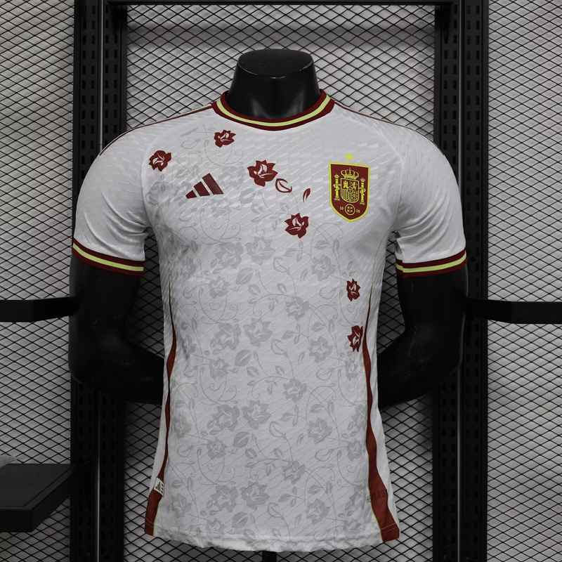 2024 Spain white Special player version jersey