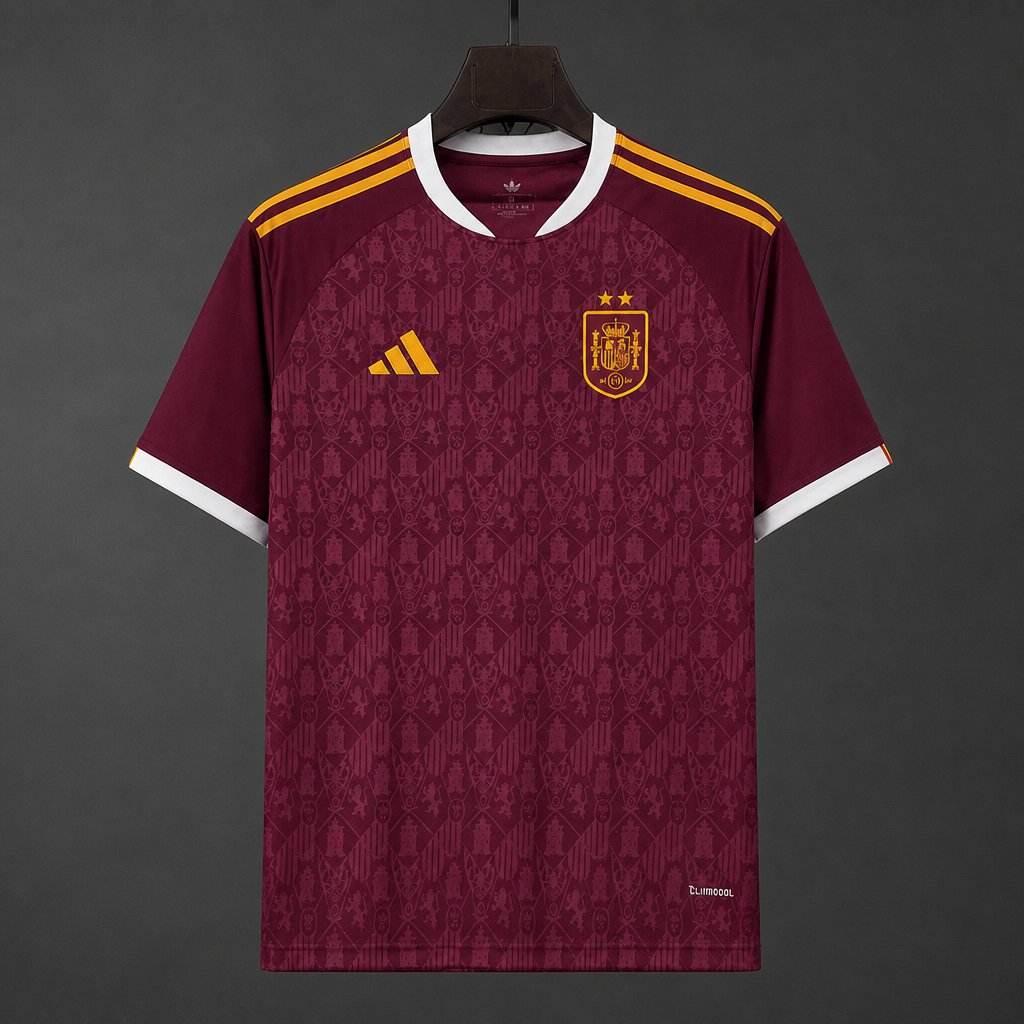 2026 Spain Two-Star Red Champions Special Edition Soccer Jersey S-4XL