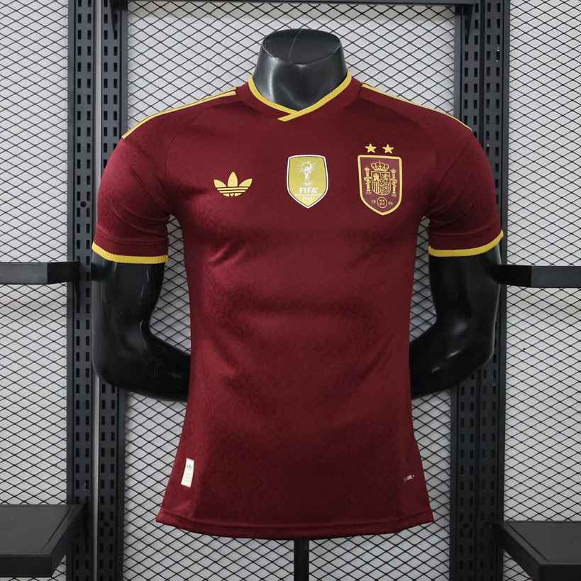 2026 World Cup Spain Two-Star Third Away Player Version Soccer Jersey Size S-2XL