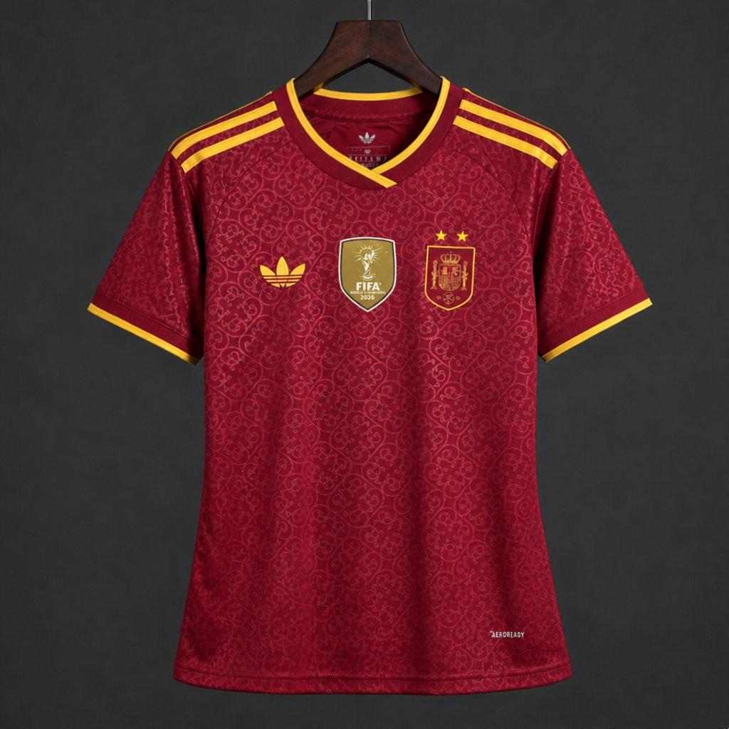Maillot de football femme Coupe du monde Espagne Two-Star — 2026 · Troisième maillot · tailles S–2XL
