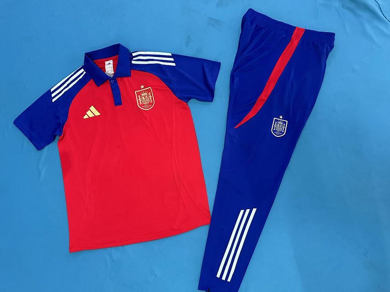 25-26 Spain red POLO suit