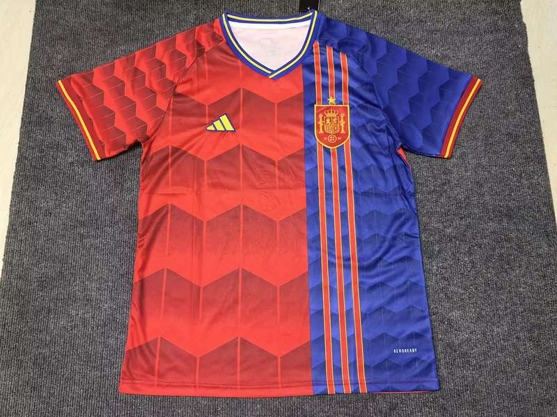 25-26 Spain red soccer jersey size S-2XL