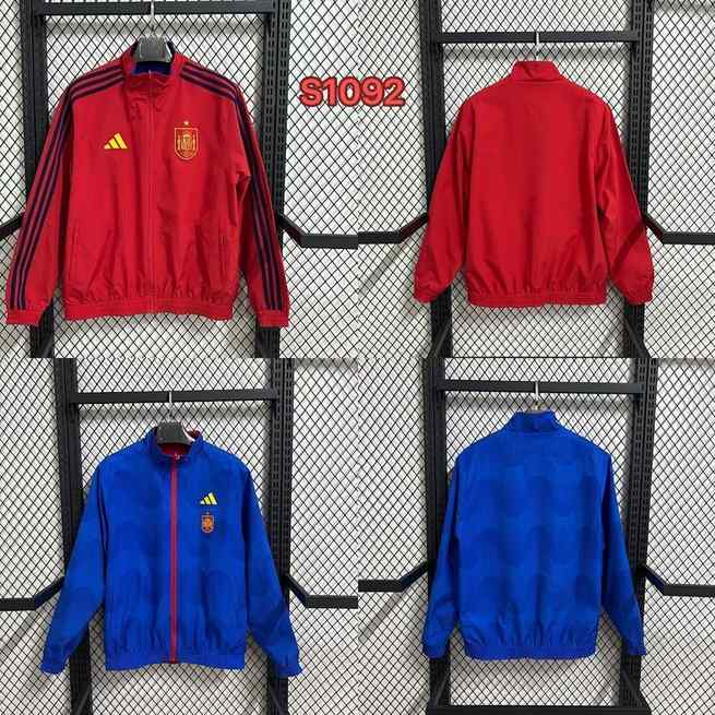 Spain 2026 Red And Blue Reversible windbreaker