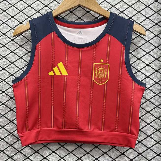 Débardeur Espagne Coupe du monde Girl's — 2026 · Domicile · tailles S–XL