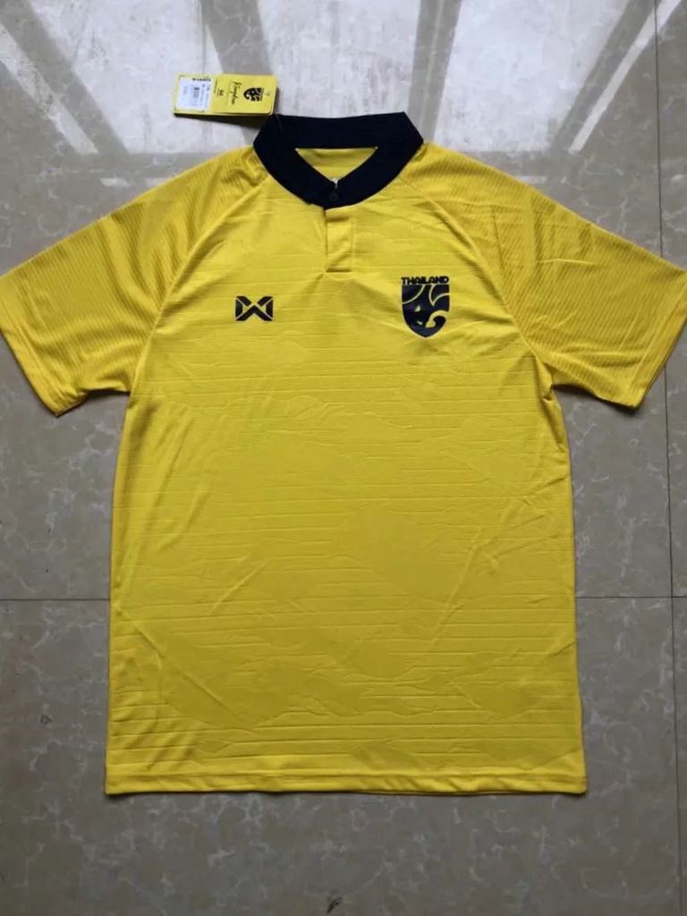 Thailand third yellow soccer jersey 2020