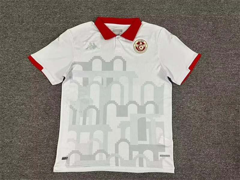 2024 Tunisia away white jersey