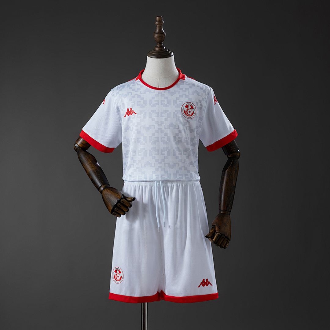 Tunisia 2026 Away Kids Kit Jersey SIZE 16-28