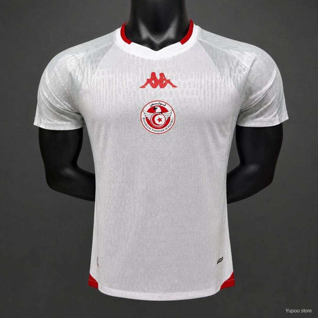 Tunisia 2026 World Cup Away Player Version Soccer Jersey S-2XL