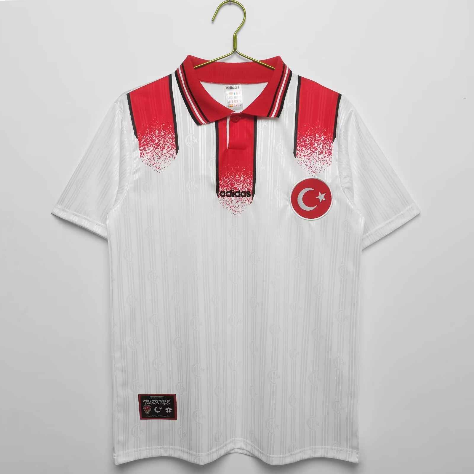 1990 Turkey white retro jersey