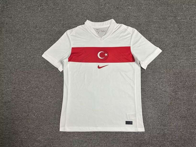 Maillot de football Turquie blanc — 2024 · Extérieur