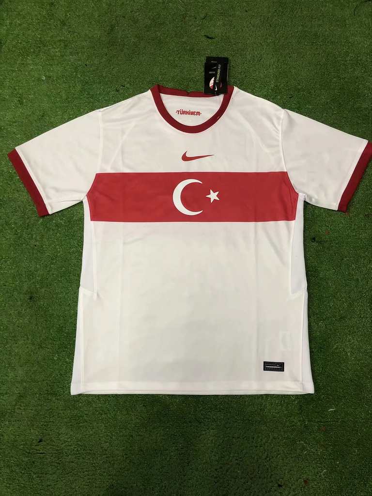 Turkey away white soccer jersey 2020