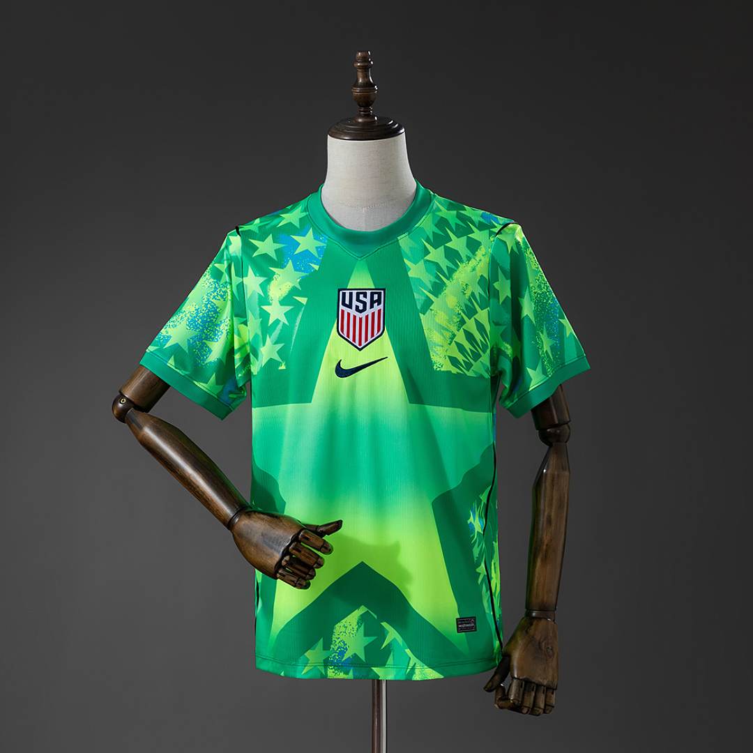 Maillot de football États-Unis gardien - vert — 2026 · tailles S–4XL