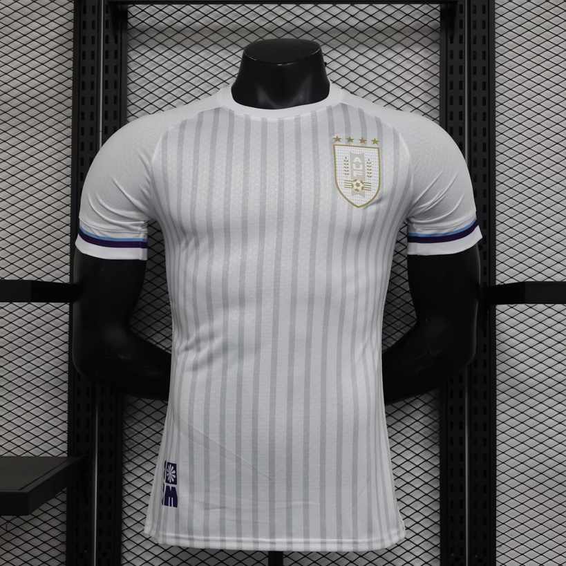 2024 Uruguay away white player version jersey