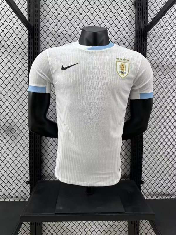 24-25 Uruguay Away white player version jersey