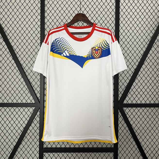 2024 Venezuela away white soccer jersey