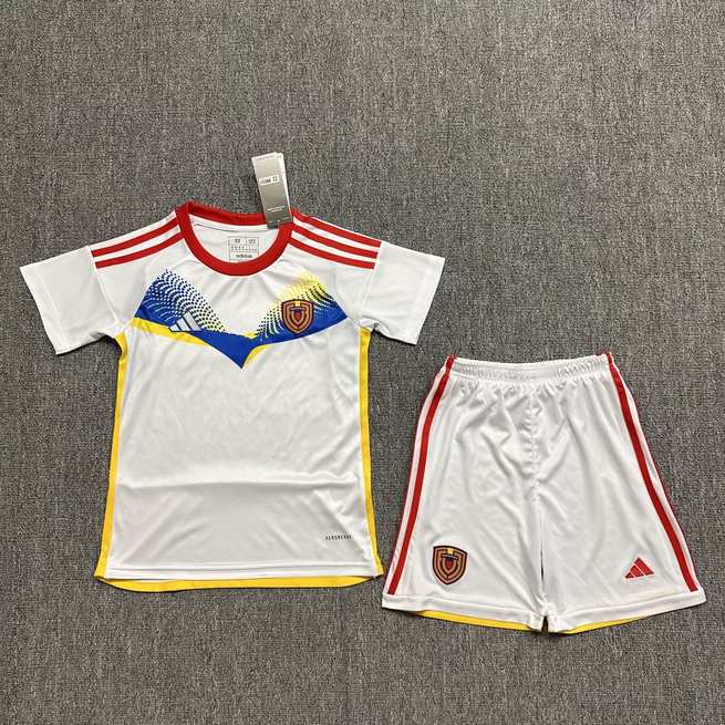 24-25 Venezuela away white kid kit